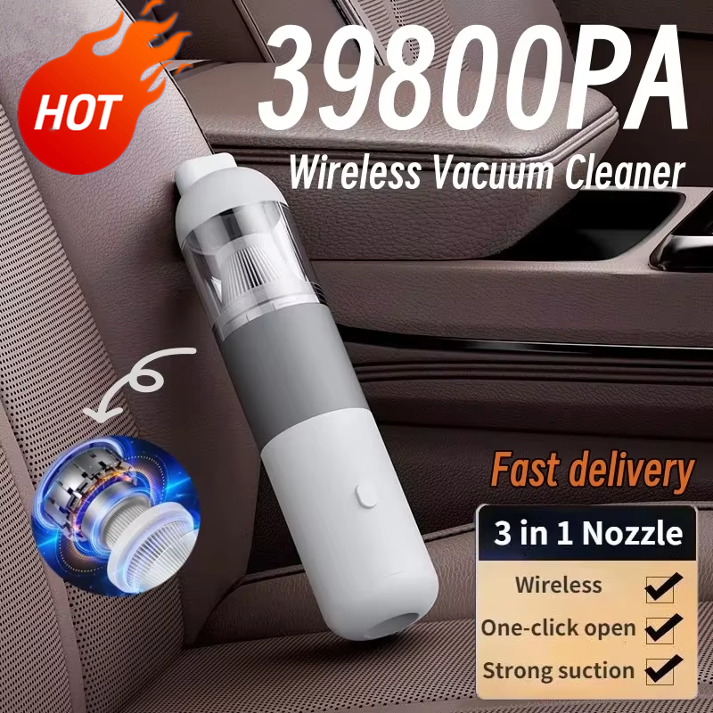 Smart Home Device - 3 In1 39800pa Dust Collector Portable