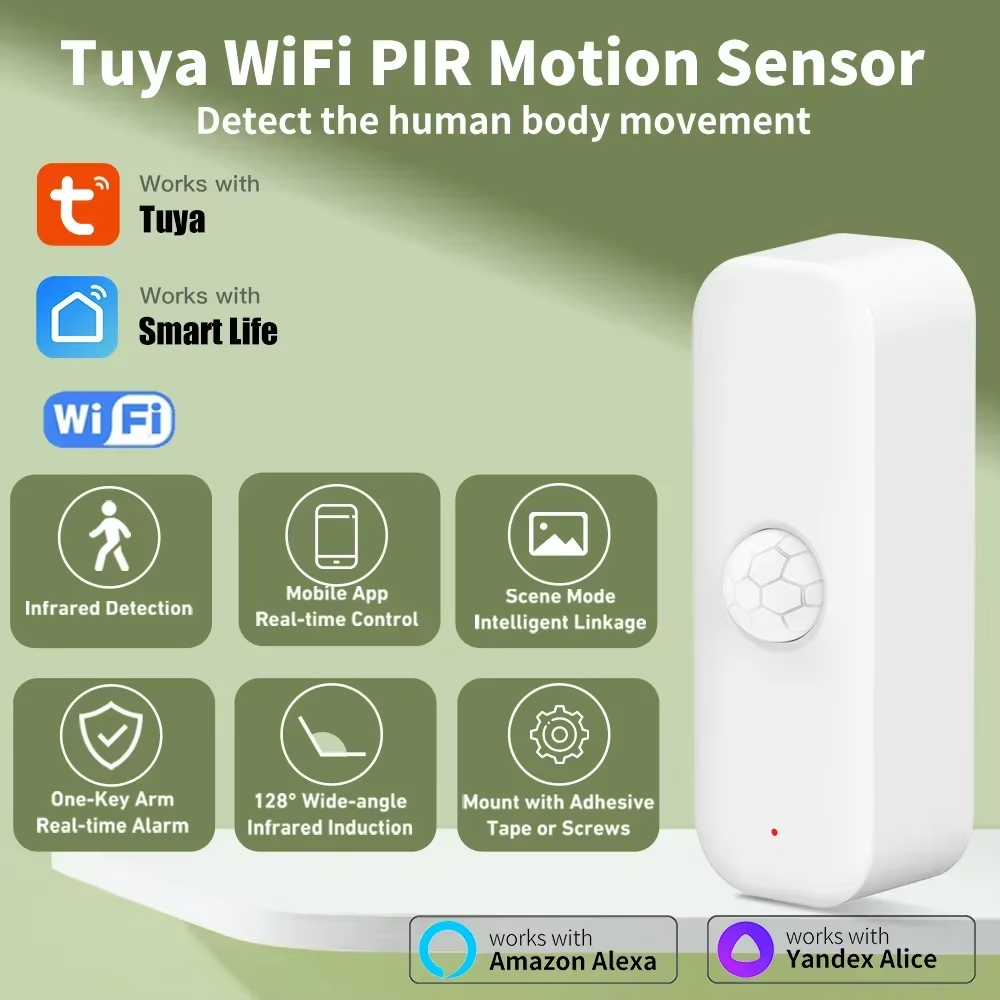 Smart Ir Remote Controller - Tuya WiFI PIR Motion Sensor Smart