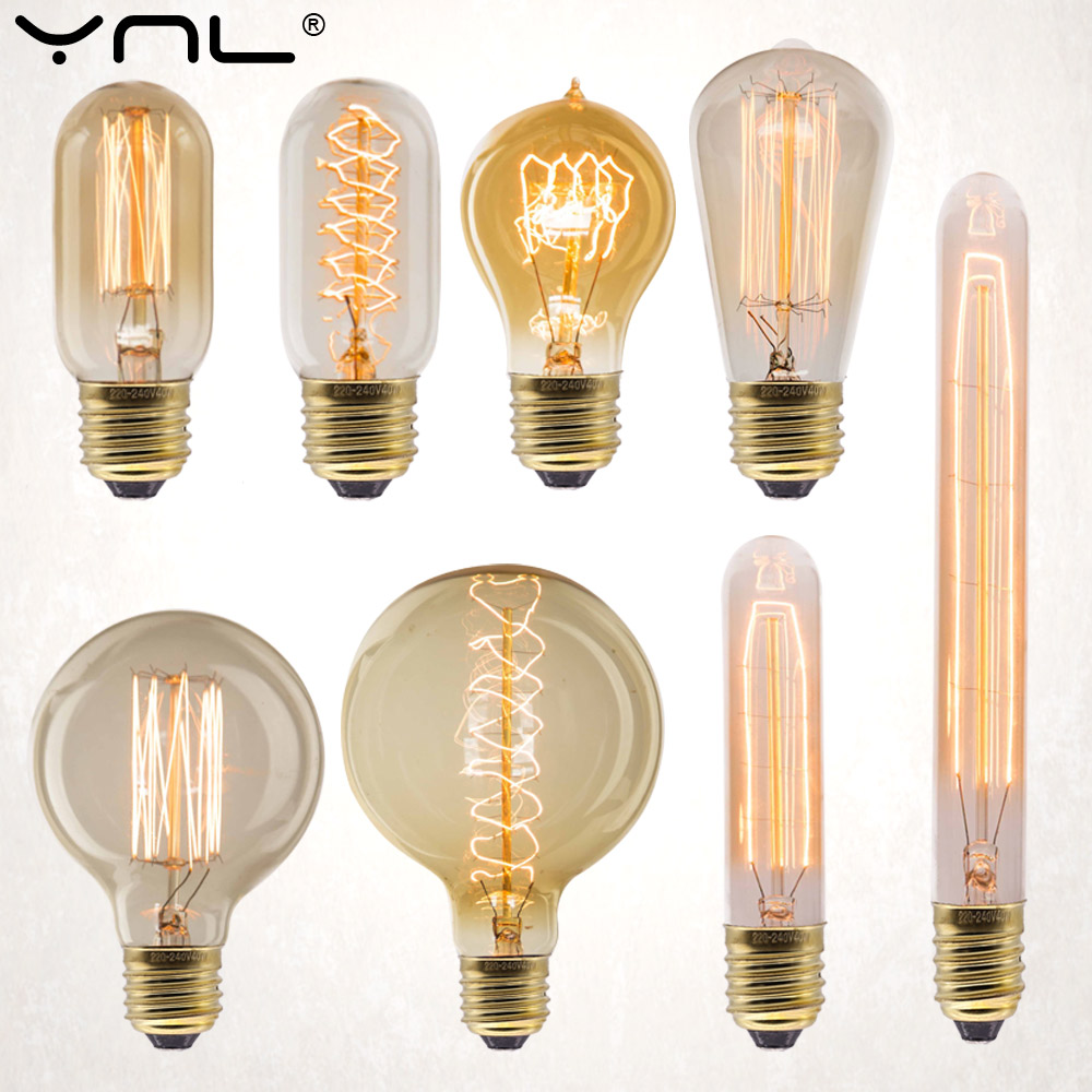 Smart Home Room - E27 Retro Edison Bulb 220V 40W