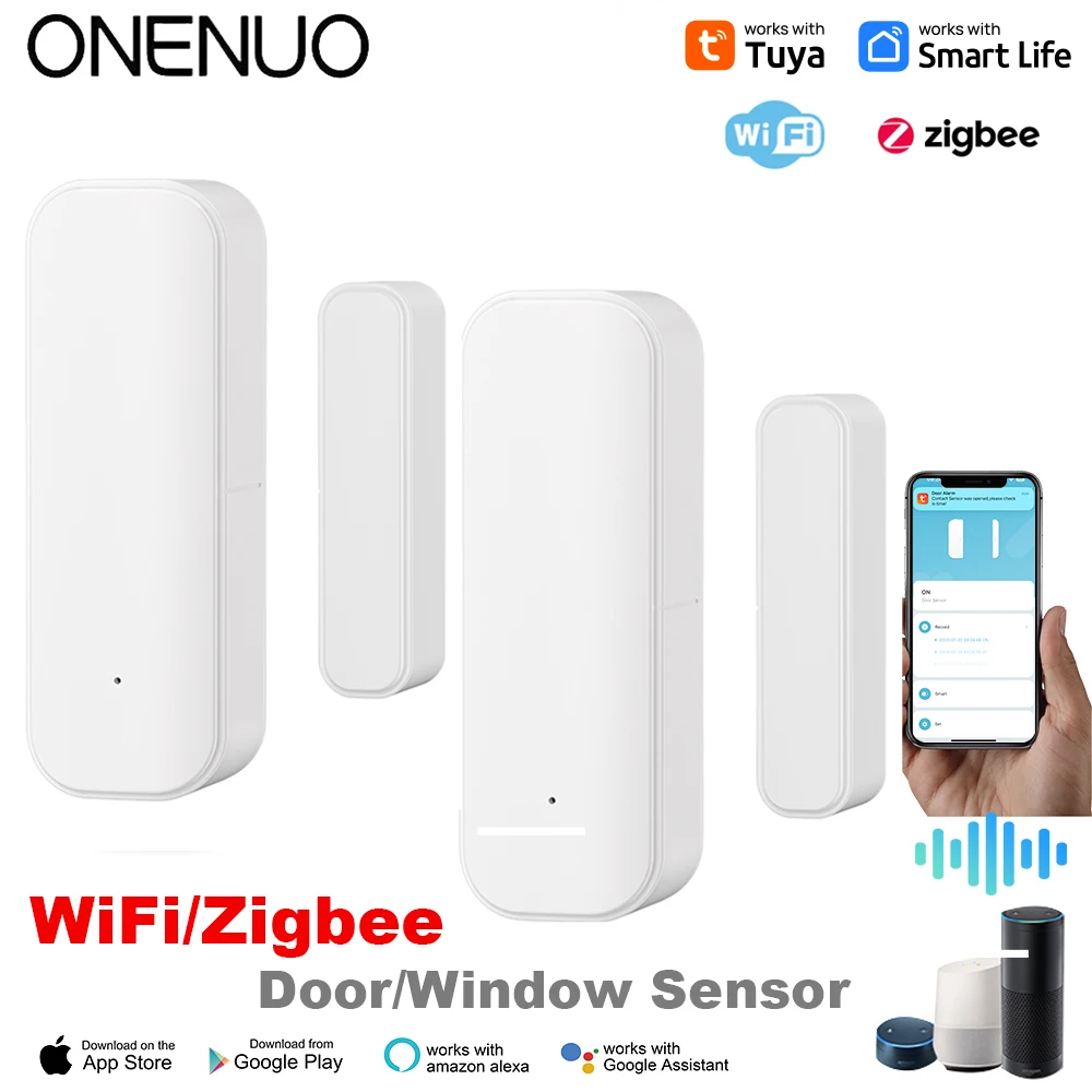 Smart Home Full System - Tuya WiFi Zigbee Window Door Sensor