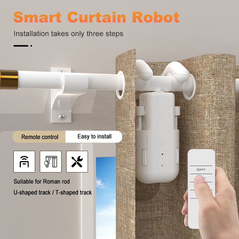 Smart Home Automation - Smart Curtain Motor with Remote Button