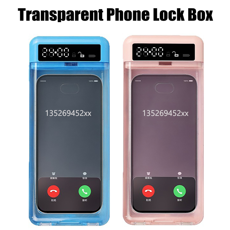 Smart Home Automation - Smart Timer Phone Lock Box Transparent