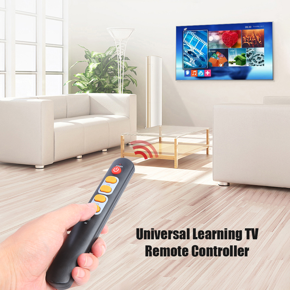 Smart Home Yellow - Universal 6 Yellow Key Learning Remote