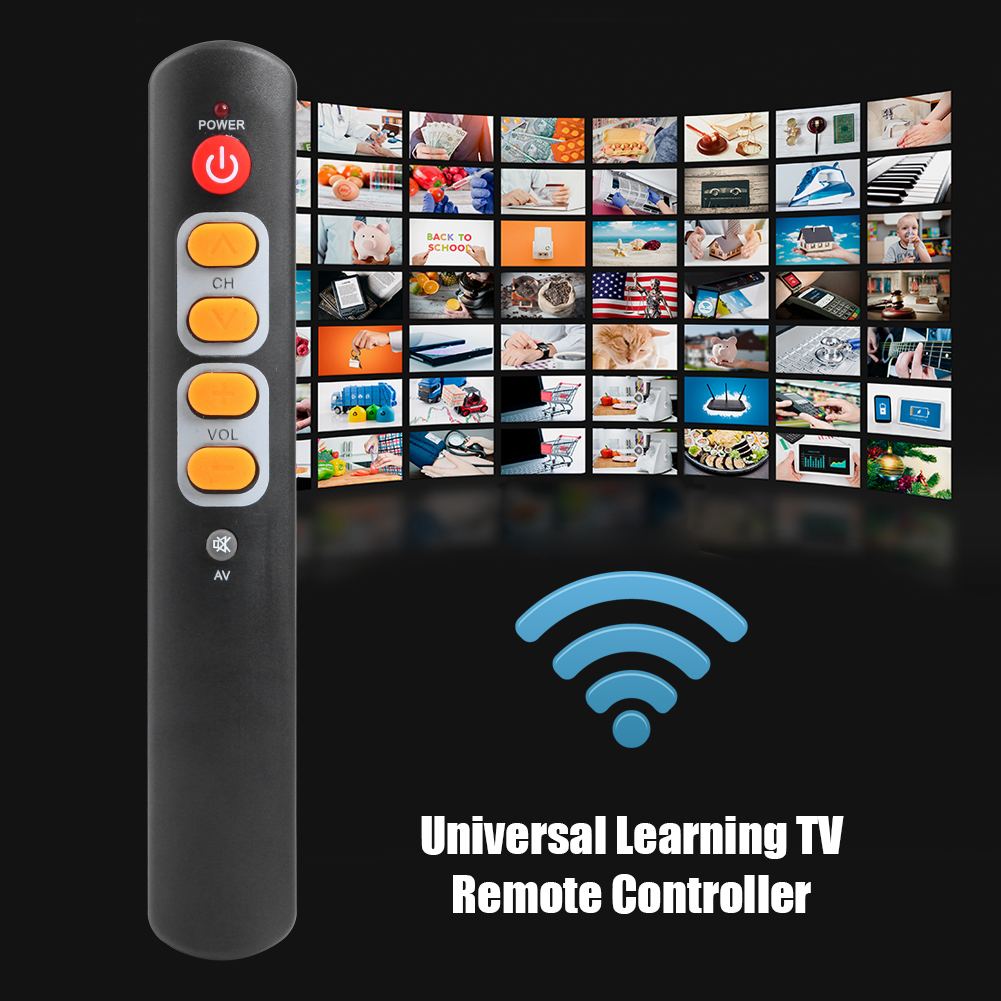 Smart Home Yellow - Universal 6 Yellow Key Learning Remote