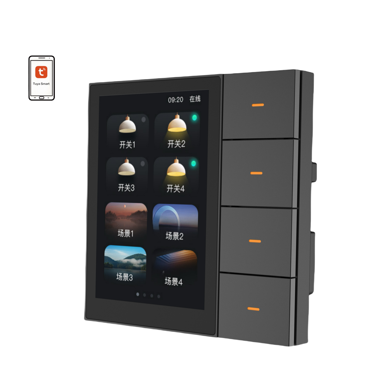 4 Gang Zigbee Smart Life Smart - Smart Home Switch のレビューと価格