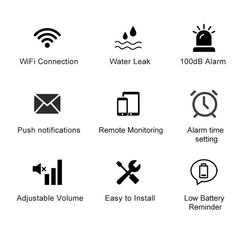 Tuya Smart WIFI Water Leak Sen - Wifi Water Sensor のレビューと価格