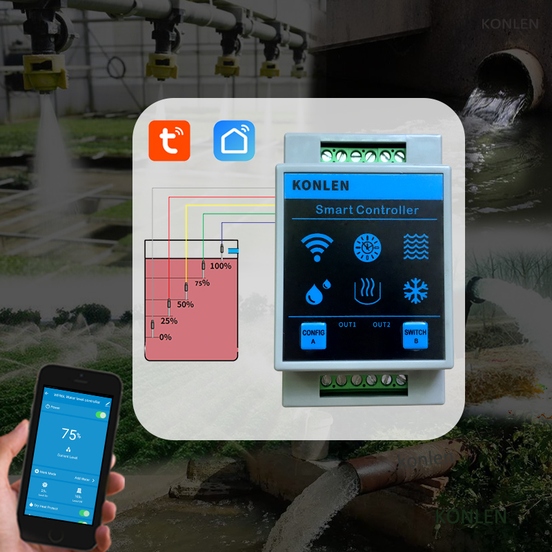 KONLEN Tuya Water Level Sensor - Wifi Water Sensor のレビューと価格