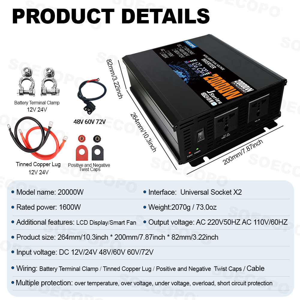 SOECOPO 20000W Peak Smart Powe - Smart Home Full System のレビューと価格