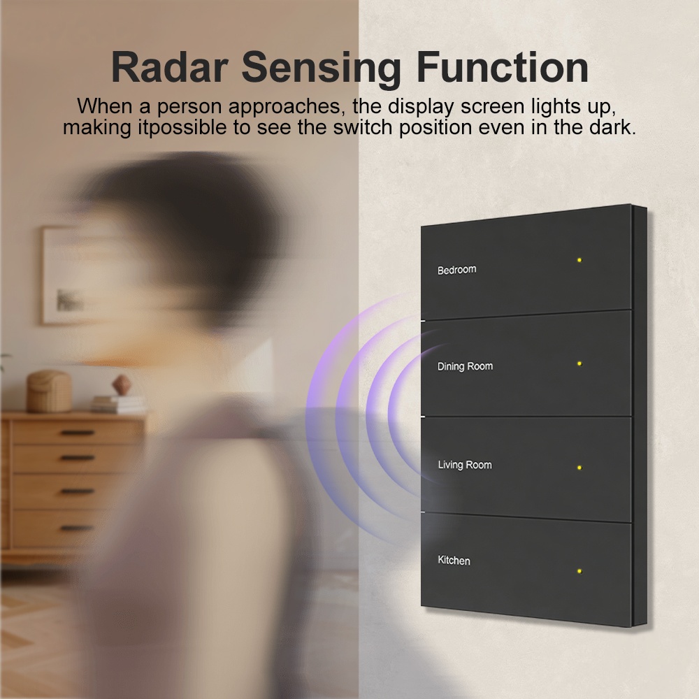 Manhot DIY Name Switch Zigbee  - Smart Home Lighting Control のレビューと価格