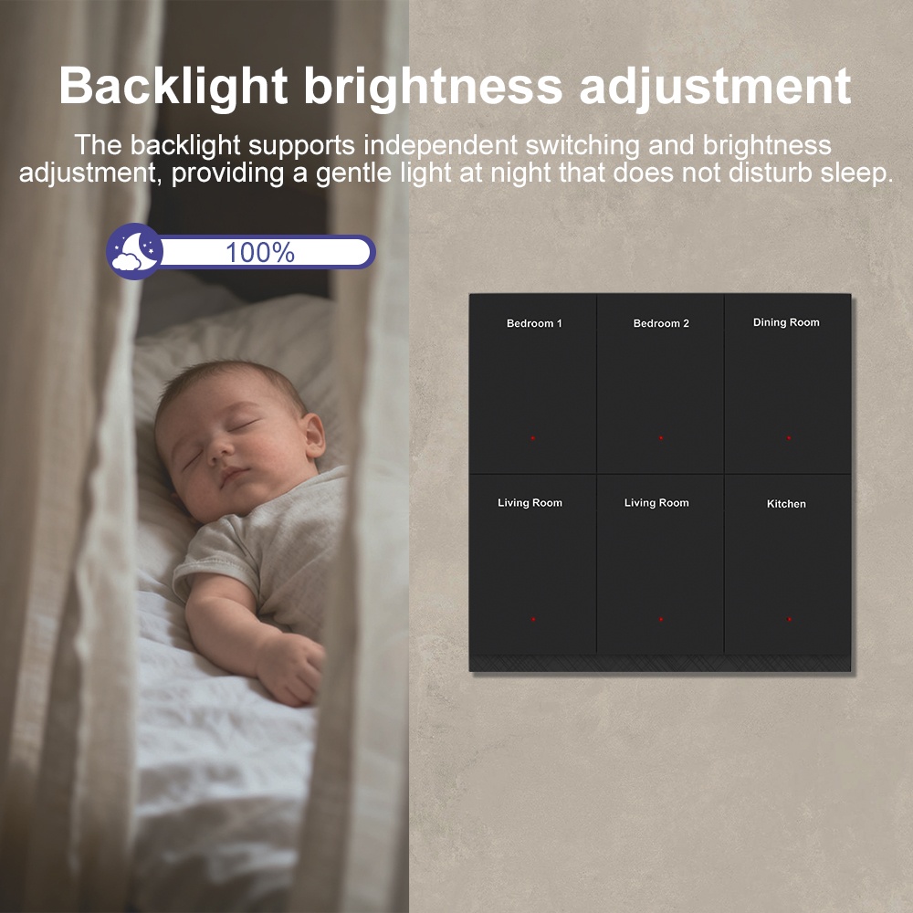 Manhot DIY Name Switch Zigbee  - Smart Home Lighting Control のレビューと価格