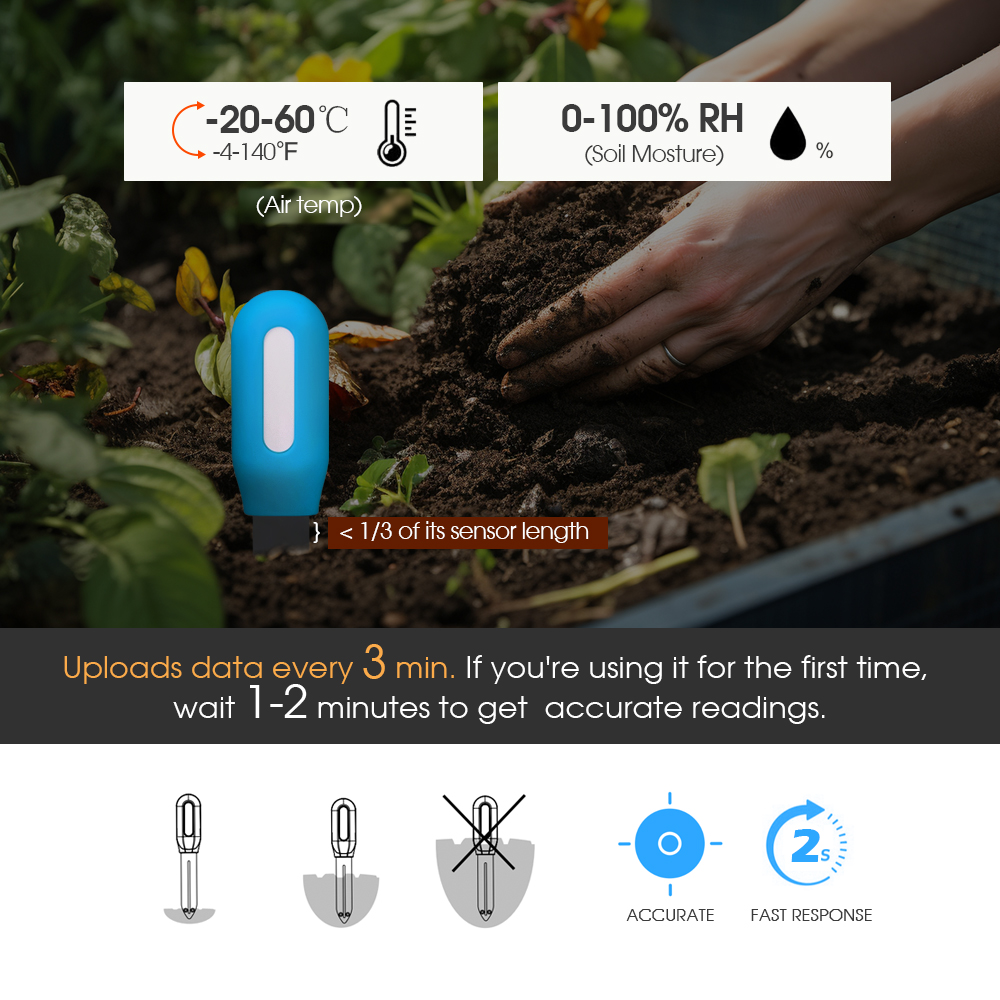 Smart Zigbee Soil Sensor for H - Smart Home Device のレビューと価格