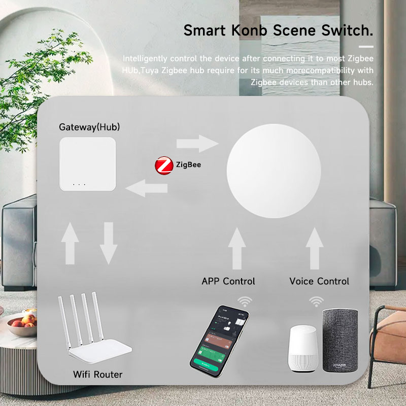 Tuya ZigBee Smart Wireless But - Smart Home Google Assistant のレビューと価格