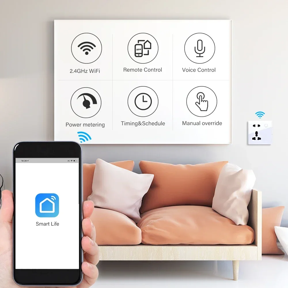 Customized Smart WiFi Wall Soc - Smart Ir Remote Controller のレビューと価格