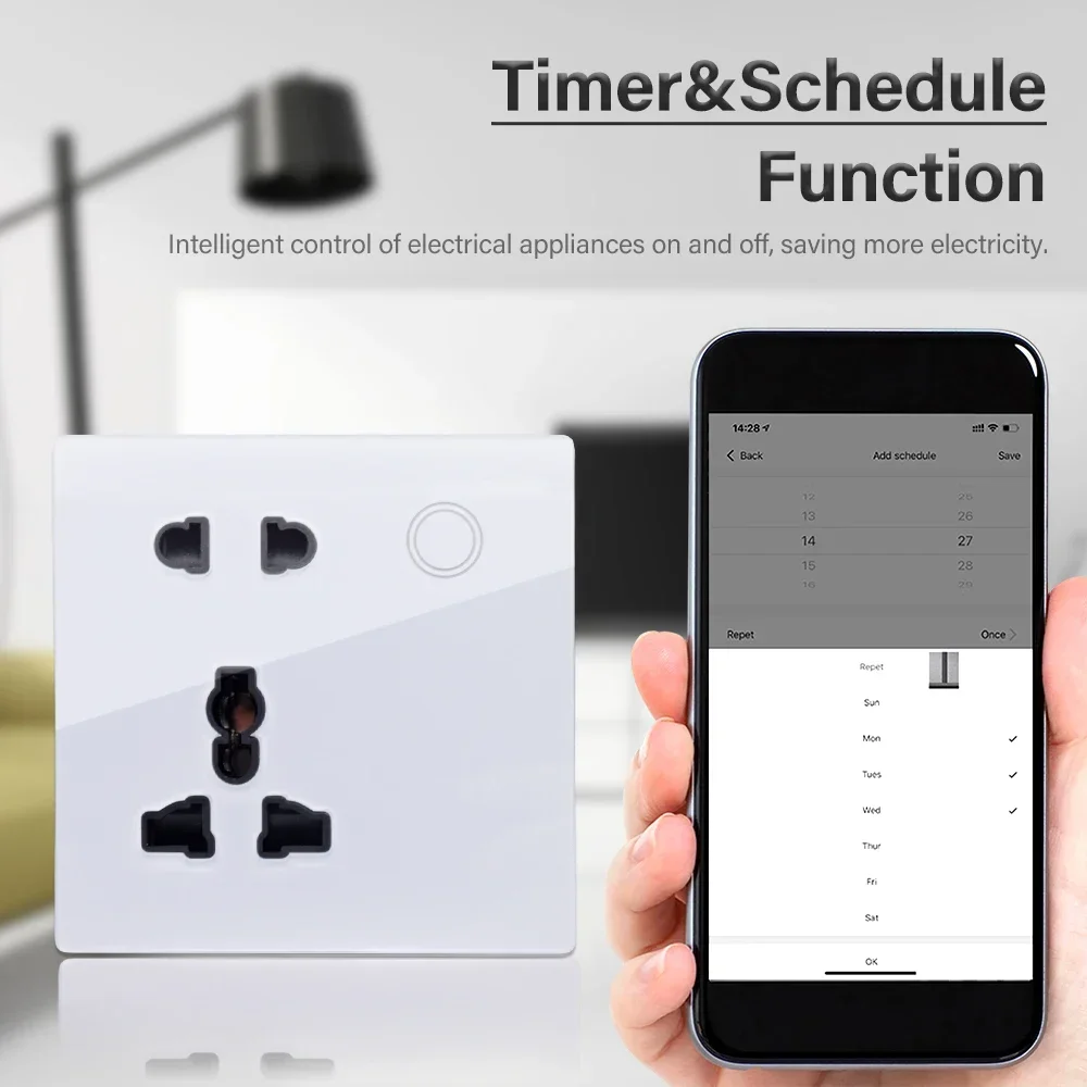 Customized Smart WiFi Wall Soc - Smart Ir Remote Controller のレビューと価格