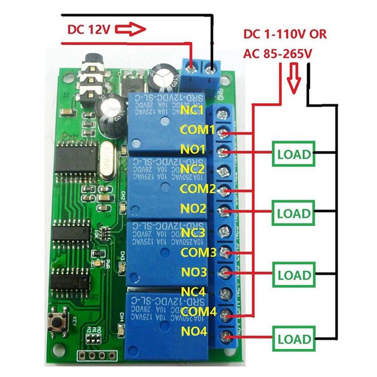 N495R-AD22B04 4 Channel Relay  - Smart Home With Plc のレビューと価格