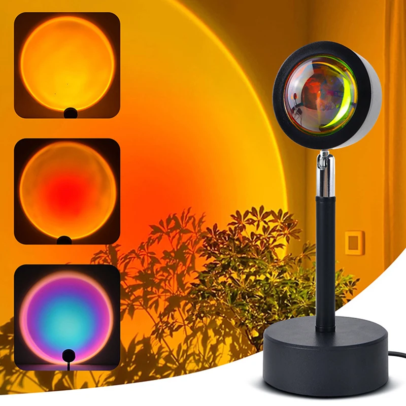 Smart LED Sunset Lamp Colorful - Smart Home Room のレビューと価格