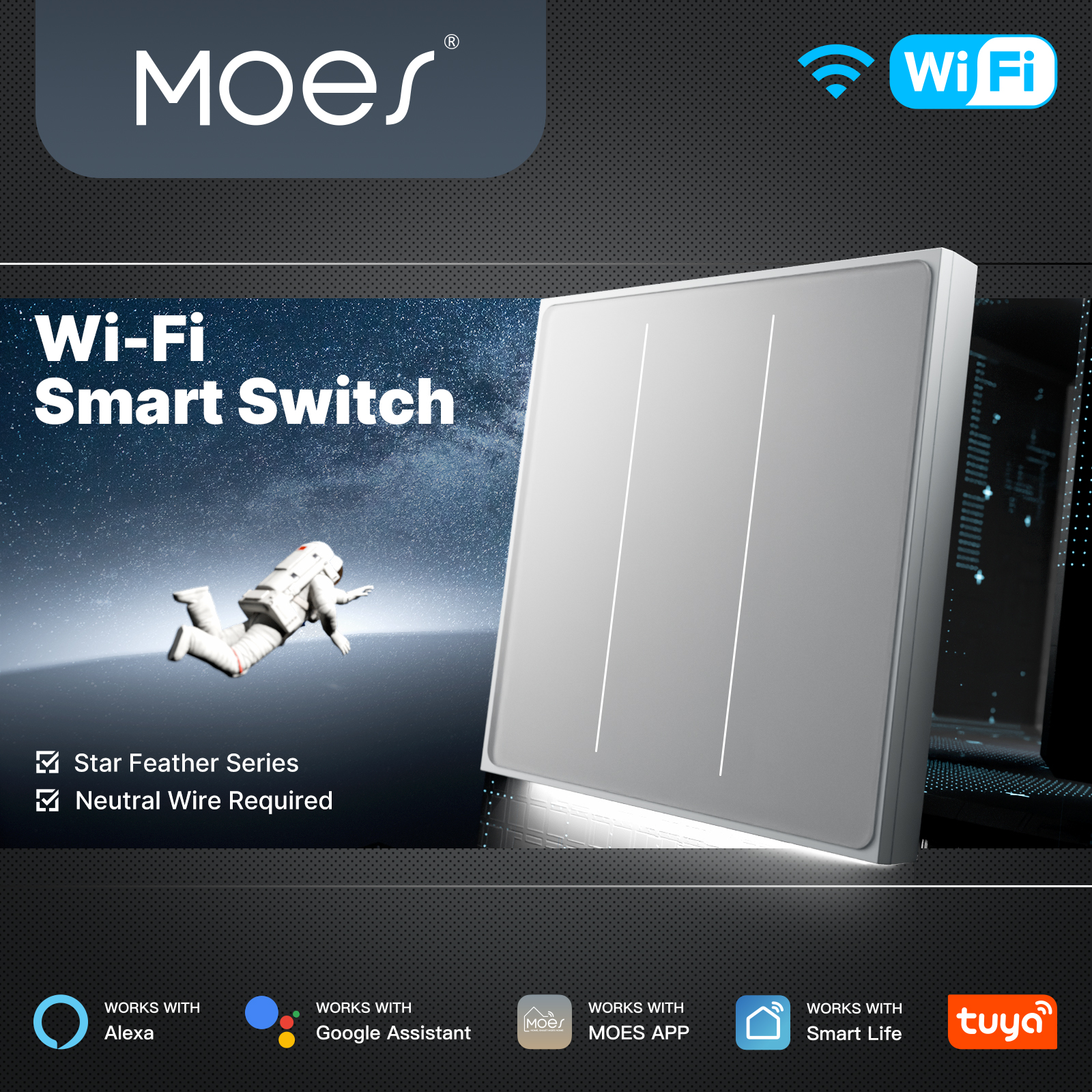 MOES Tuya WiFi Smart Star Feat - Smart Ir Remote Controller のレビューと価格