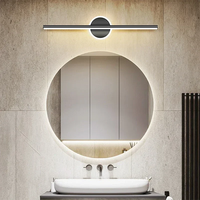 Modern LED Mirror Lamp 40/55cm - Smart Home Room のレビューと価格