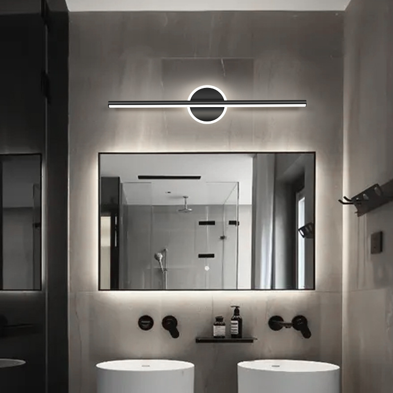 Modern LED Mirror Lamp 40/55cm - Smart Home Room のレビューと価格