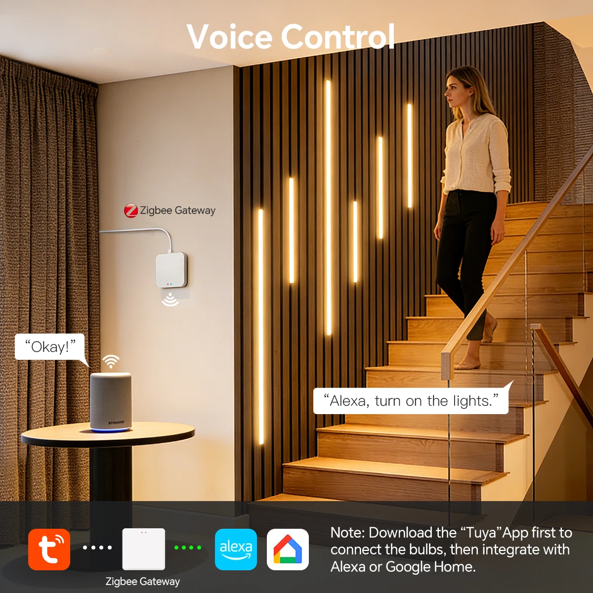 Zigbee Smart Neon COB LED Stri - Smart Home Registration のレビューと価格