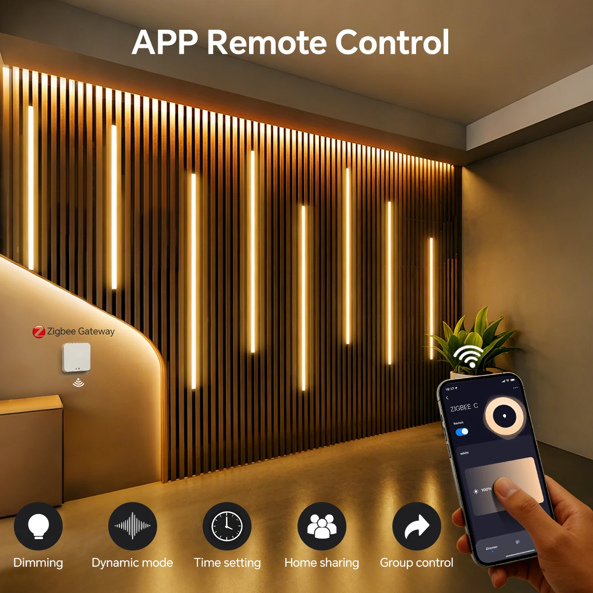 Zigbee Smart Neon COB LED Stri - Smart Home Registration のレビューと価格