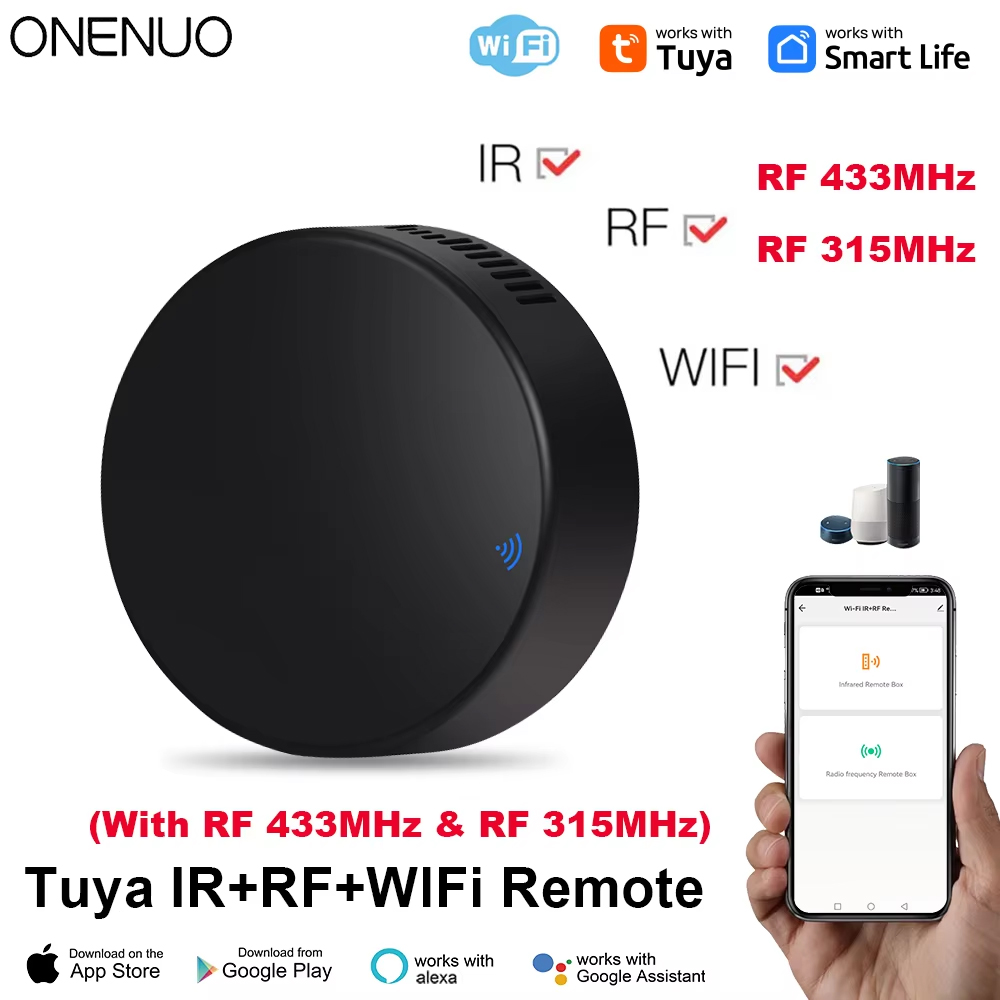 Tuya WiFi RF IR Remote Control - Smart Ir Remote Controller のレビューと価格