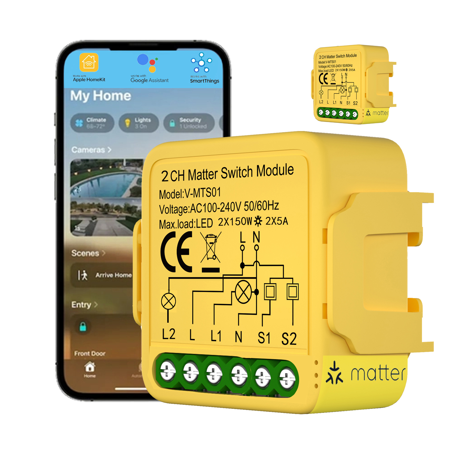 Matter Smart Switch Module WIF - Smart Home Switch のレビューと価格