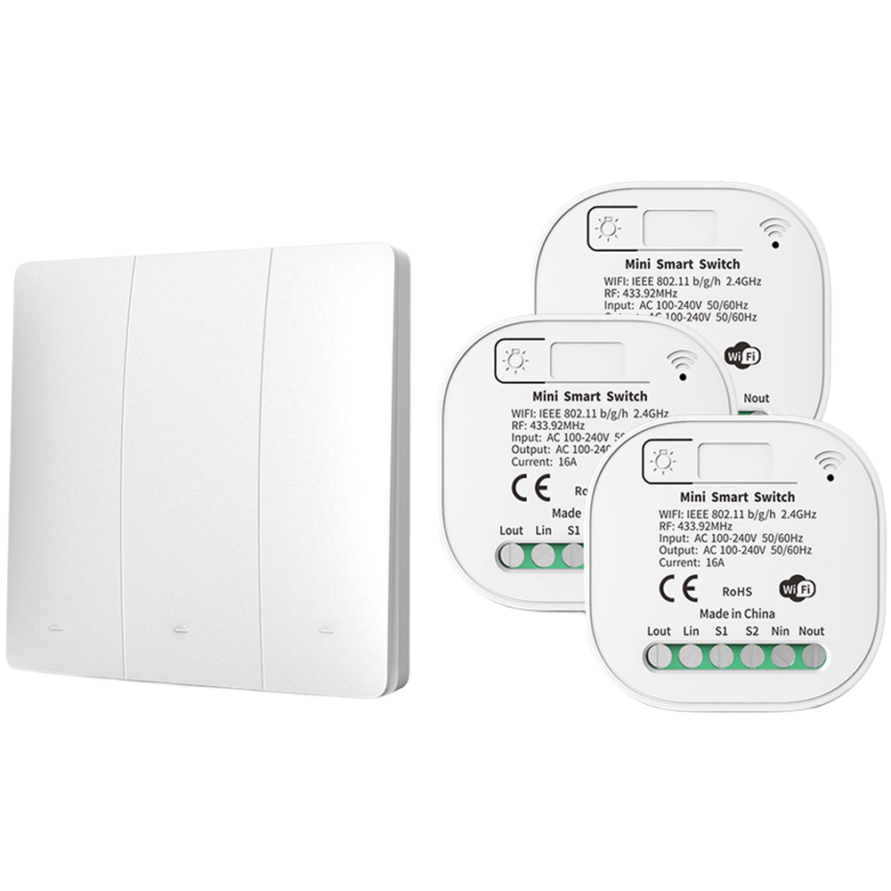 1PC Self Powered RF433 Wireles - Smart Home Lighting Control のレビューと価格