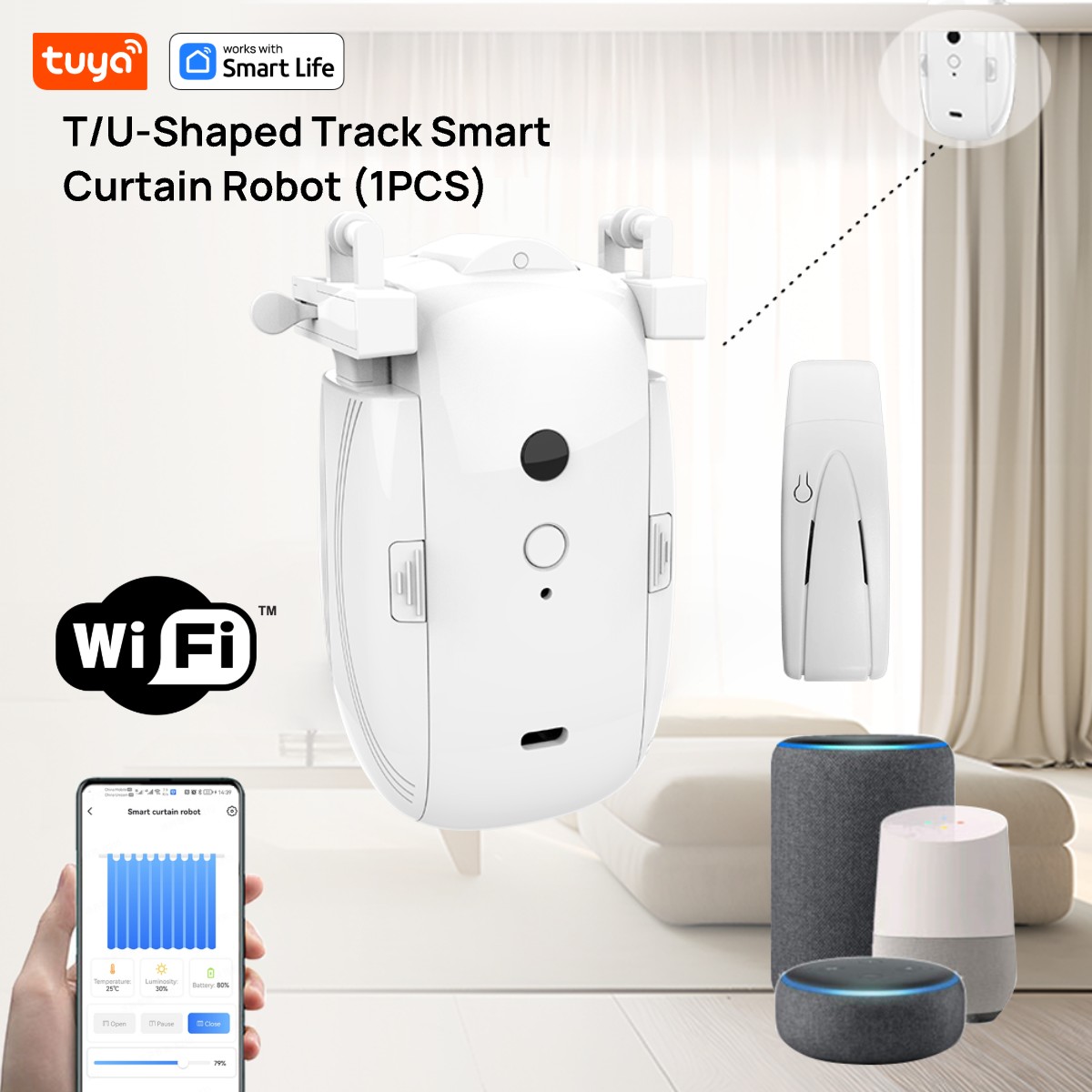 Tuya Smart WiFi Curtain Robot  - Smart Ir Remote Controller のレビューと価格