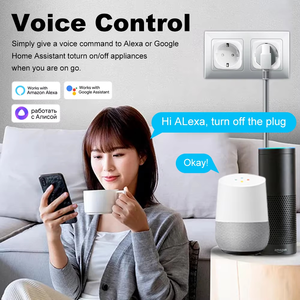 Smart Plug Tuya Smart Socket E - Smart Home Tablet のレビューと価格