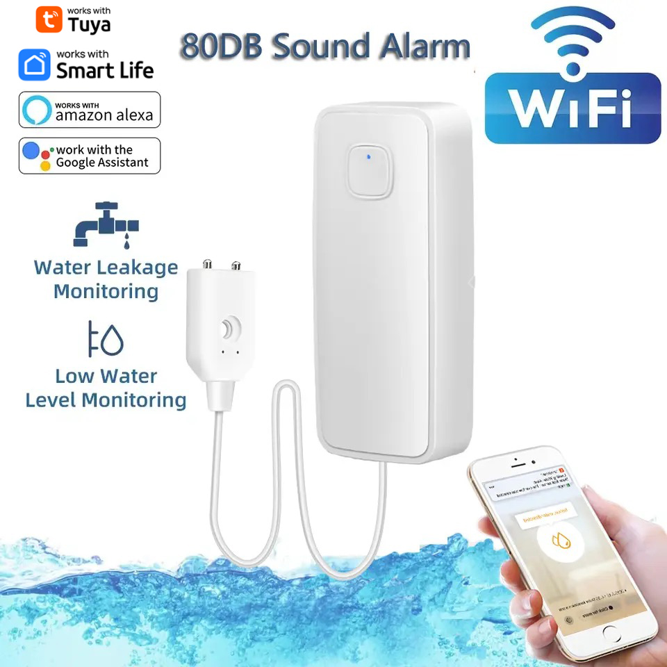 Tuya WiFi Smart Water Leak Sen - Wifi Water Sensor のレビューと価格