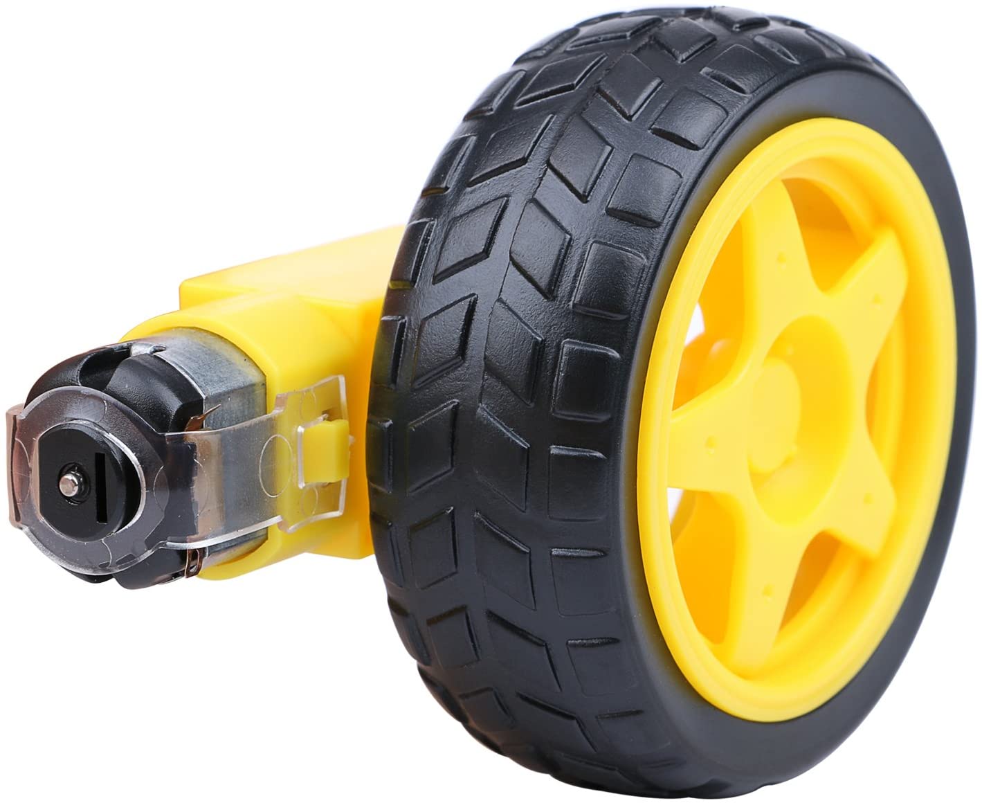 4Pcs DC Electric Motor + Plast - Smart Home Yellow のレビューと価格