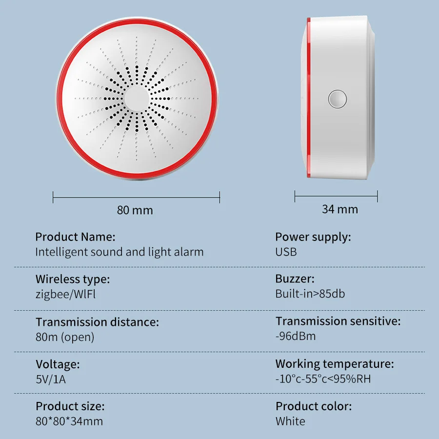 Tuya WiFi ZigBee Smart Alarm S - Smart Home Full System のレビューと価格