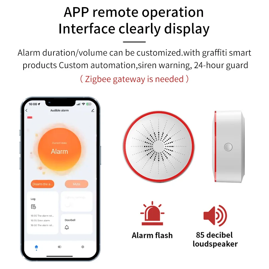 Tuya WiFi ZigBee Smart Alarm S - Smart Home Full System のレビューと価格
