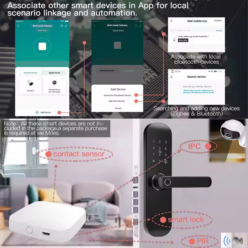 MOES Tuya ZigBee3.0 Smart Hub, - Smart Home Registration のレビューと価格