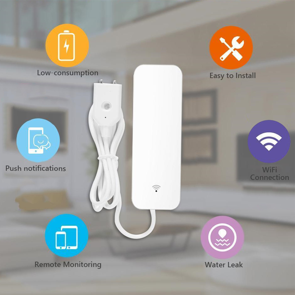 Tuya WiFi Water Leak Sensor, W - Wifi Water Sensor のレビューと価格