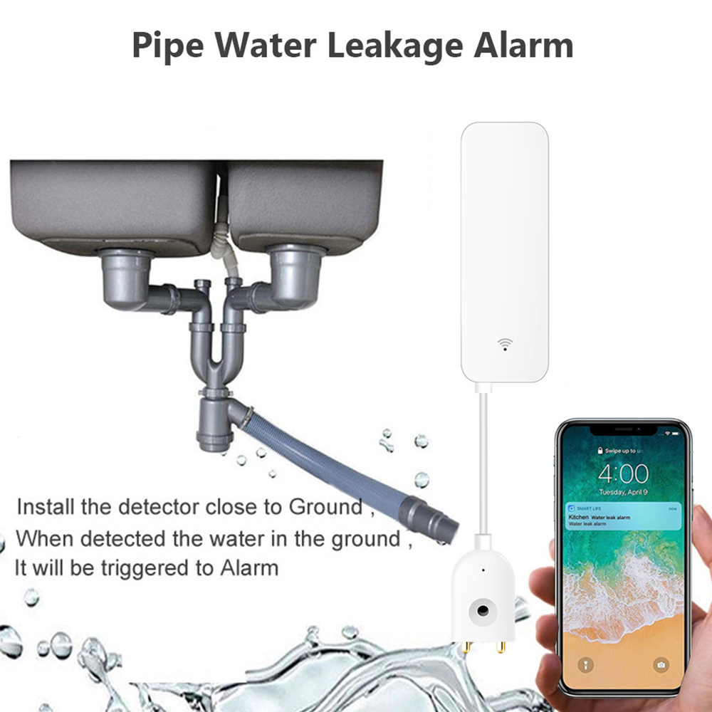 Tuya WiFi Water Leak Sensor, W - Wifi Water Sensor のレビューと価格