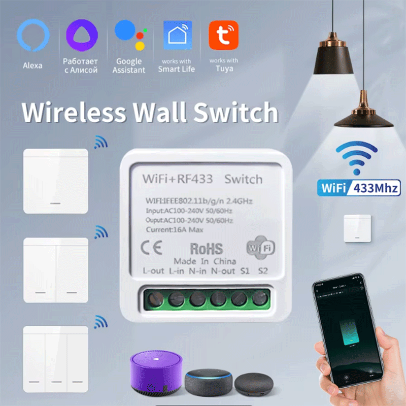Tuya WiFi Smart Light Switch S - Smart Home Switch のレビューと価格