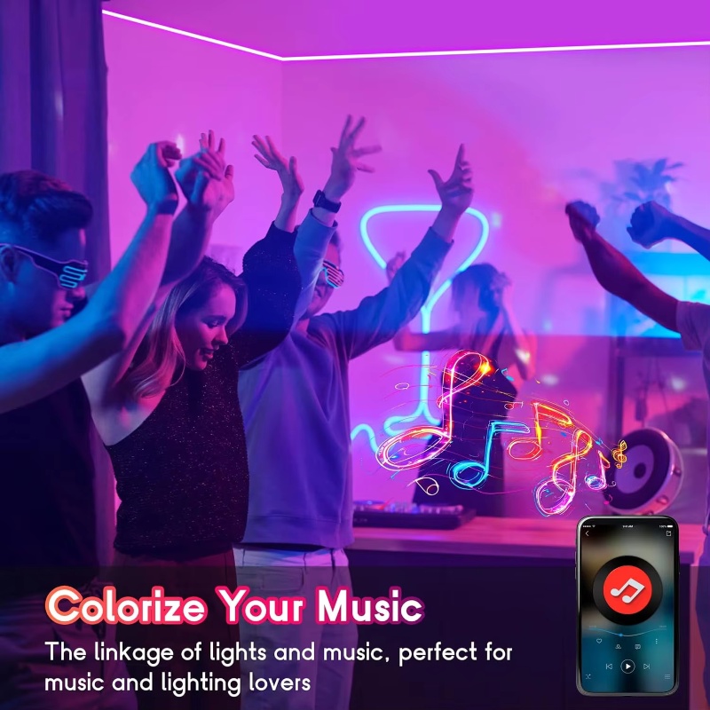 Tuya Smart Life WiFi LED Neon  - Smart Home Yellow のレビューと価格