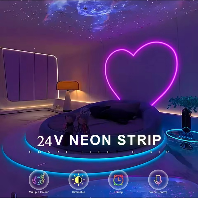 Tuya Smart Life WiFi LED Neon  - Smart Home Yellow のレビューと価格