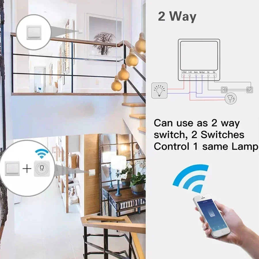 Tuya WiFi Smart Switch Module  - Smart Home Google Assistant のレビューと価格