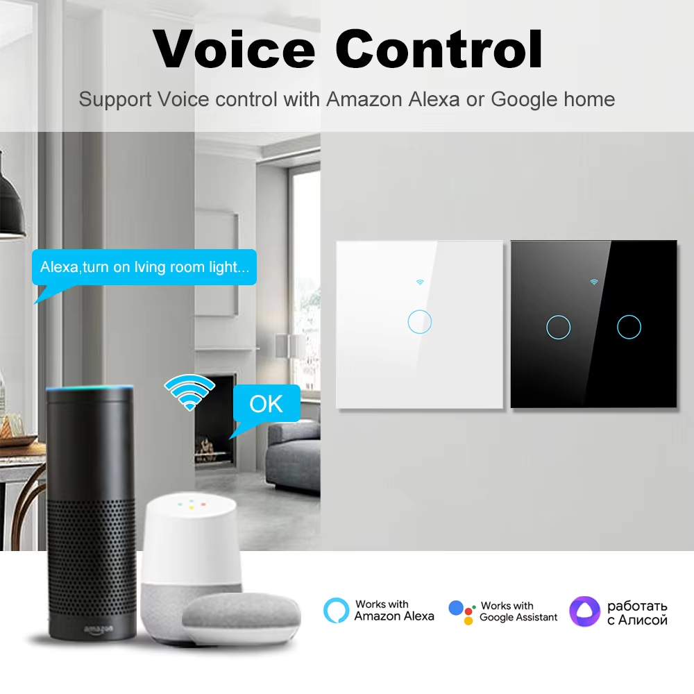 1 2 3 4 Gang WiFi RF 433mhz To - Smart Home Switch のレビューと価格