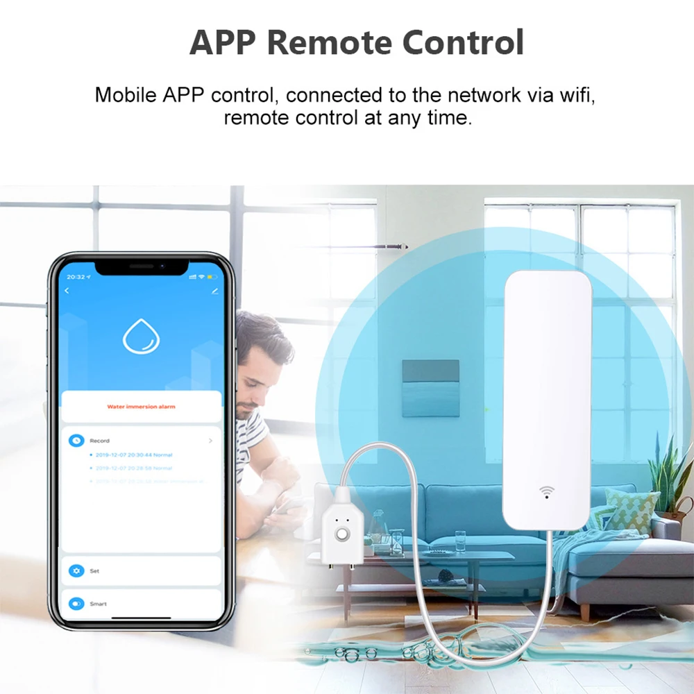 Tuya WiFi Zigbee Water Sensor  - Wifi Water Sensor のレビューと価格