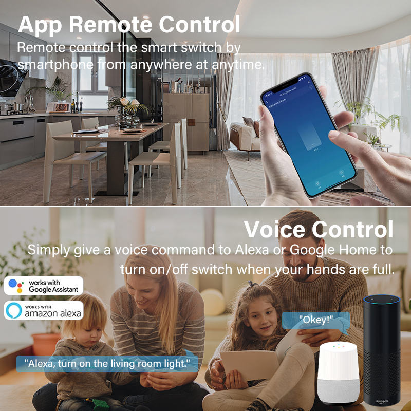 Tuya WiFi Smart Switch Module  - Smart Home Switch のレビューと価格