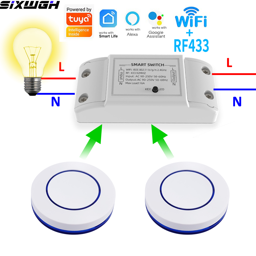 16A WiFi Tuya Smart Switch Wir - Smart Home Switch のレビューと価格