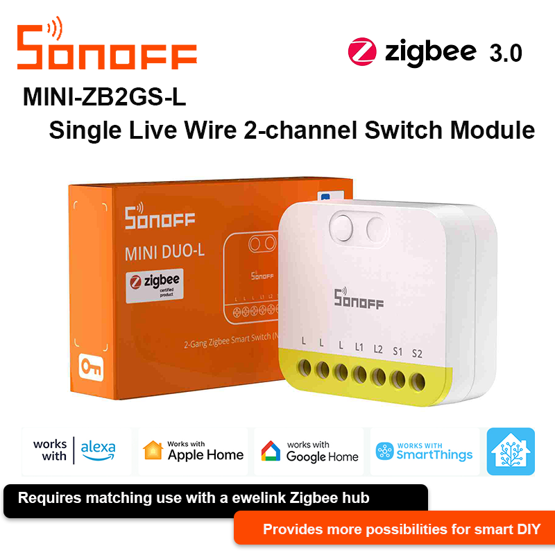 Sonoff MINI-ZB2GS-L Zigbee 2-C - Smart Home Automation のレビューと価格