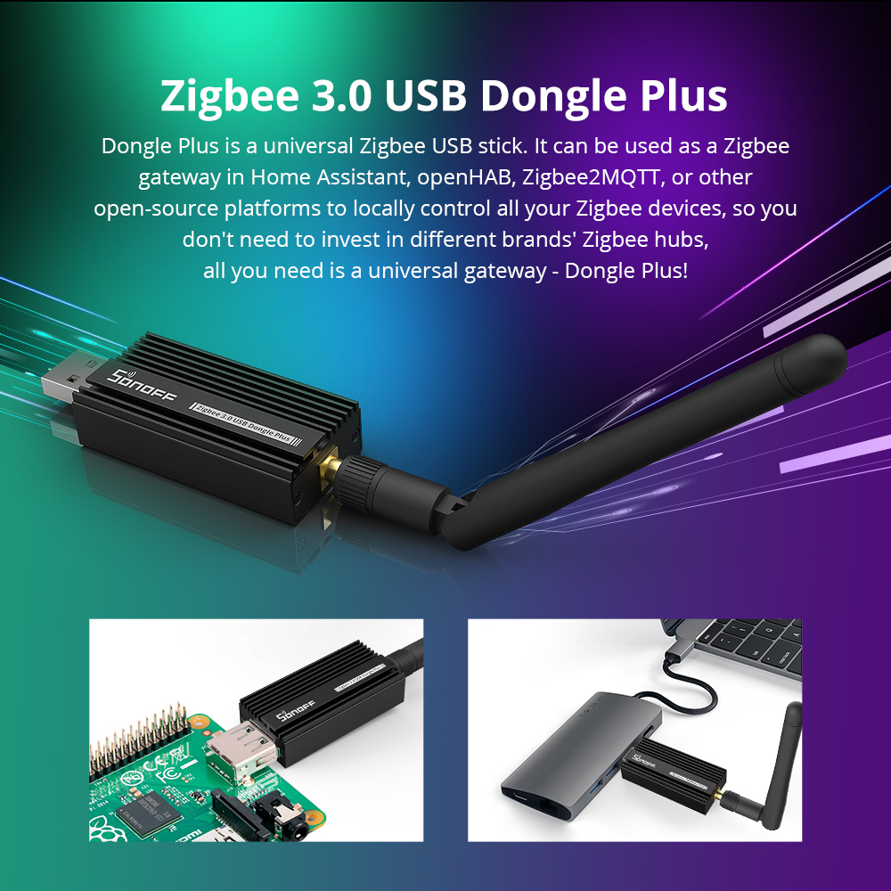 SONOFF Zigbee 3.0 USB Dongle P - Smart Home Registration のレビューと価格