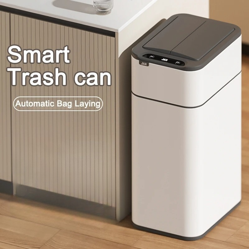 Smart Trash Can with lid 15L/2 - Smart Home In Us のレビューと価格
