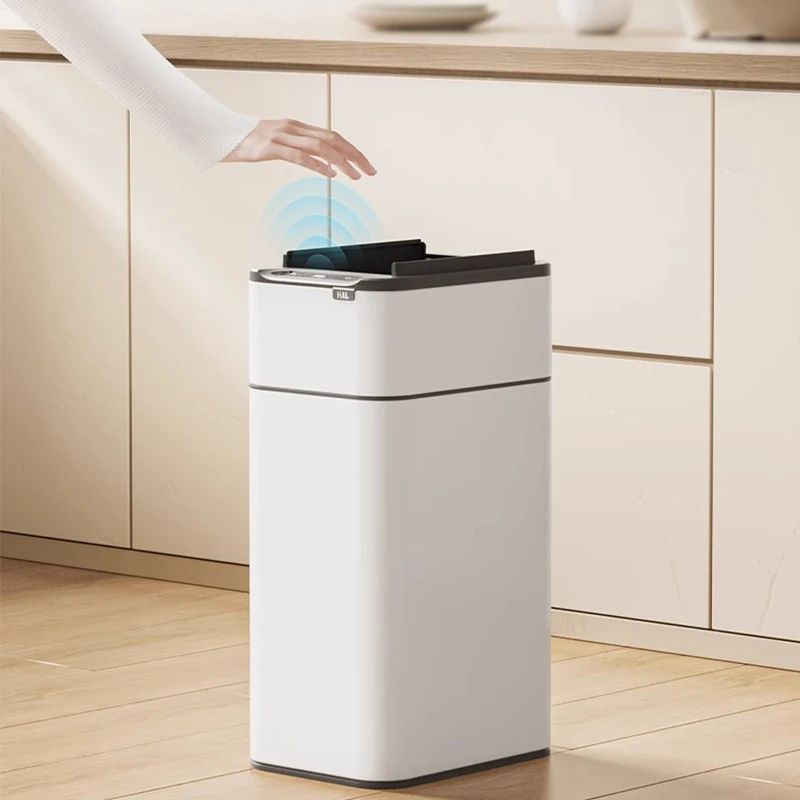 Smart Trash Can with lid 15L/2 - Smart Home In Us のレビューと価格