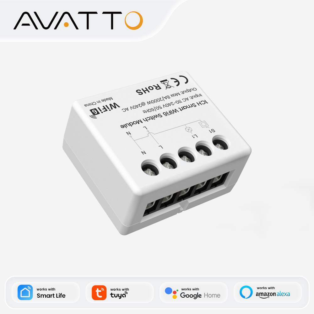 AVATTO Tuya WiFi 6 Mini Smart  - Smart Home Lighting Control のレビューと価格